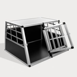 Aluminum Dog cage Large Single Door Dog cage 75a Special 66 06-0769 www.gmtpetproducts.com