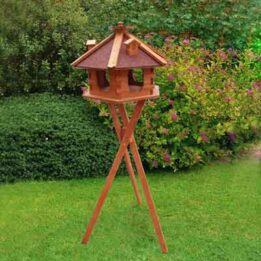 Wooden bird feeder Dia 57cm bird house 06-0979 www.gmtpetproducts.com