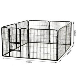 80cm Large Custom Pet Wire Playpen Outdoor Dog Kennel Metal Dog Fence 06-0125 www.gmtpetproducts.com
