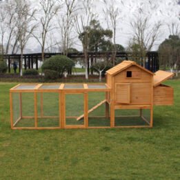 Chinese Mobile Chicken Coop Wooden Cages Large Hen Pet House www.gmtpetproducts.com