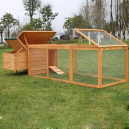 Factory Wholesale Wooden Chicken Cage Large Size Pet Hen House Cage www.gmtpetproducts.com