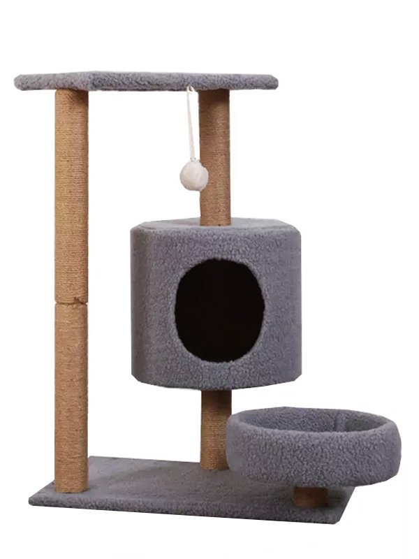 GMTPET Pet Furniture Factory best cat climbers post climbing scratching With Sleep Spoon cat tree manufacturers cat tree houses 06-1174 www.gmtpetproducts.com
