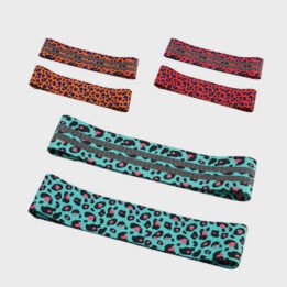 Custom New Product Leopard Squat With Non-slip Latex Fabric Resistance Bands www.gmtpetproducts.com