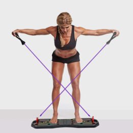 Fitness Equipment Multifunction Chest Muscle Training Bracket Foldable Push Up Board Set With Pull Rope www.gmtpetproducts.com