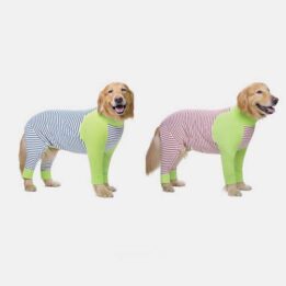 Wholesale Summer Pet Clothing Striped Clothes For Big Dogs Four Legs www.gmtpetproducts.com