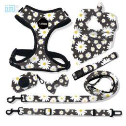 Pet harness factory new dog leash vest-style printed dog harness set small and medium-sized dog leash 109-0053 www.gmtpetproducts.com