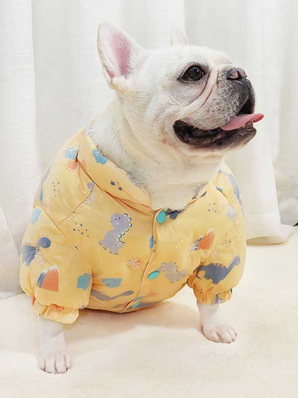 GMTPET French fighting cotton clothes French fighting winter clothes thickened a winter cute tiger fat dog short body bulldog clothes 107-222037 www.gmtpetproducts.com