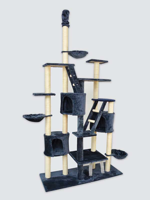 Plataforma de juego para gatos con árbol para gatos grandes de sisal multicapa de lujo www.gmtpetproducts.com