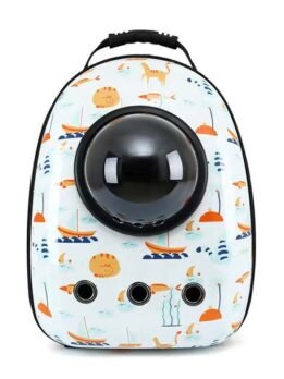 White Island Upgraded Side Opening Pet Cat Backpack 103-45022 www.gmtpetproducts.com