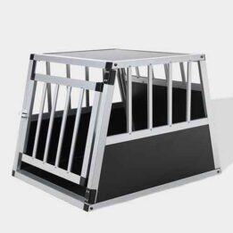 Single Door Aluminum Dog cage 75a 54cm 06-0765