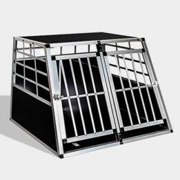 Aluminum Large Double Door Dog cage 65a 06-0773