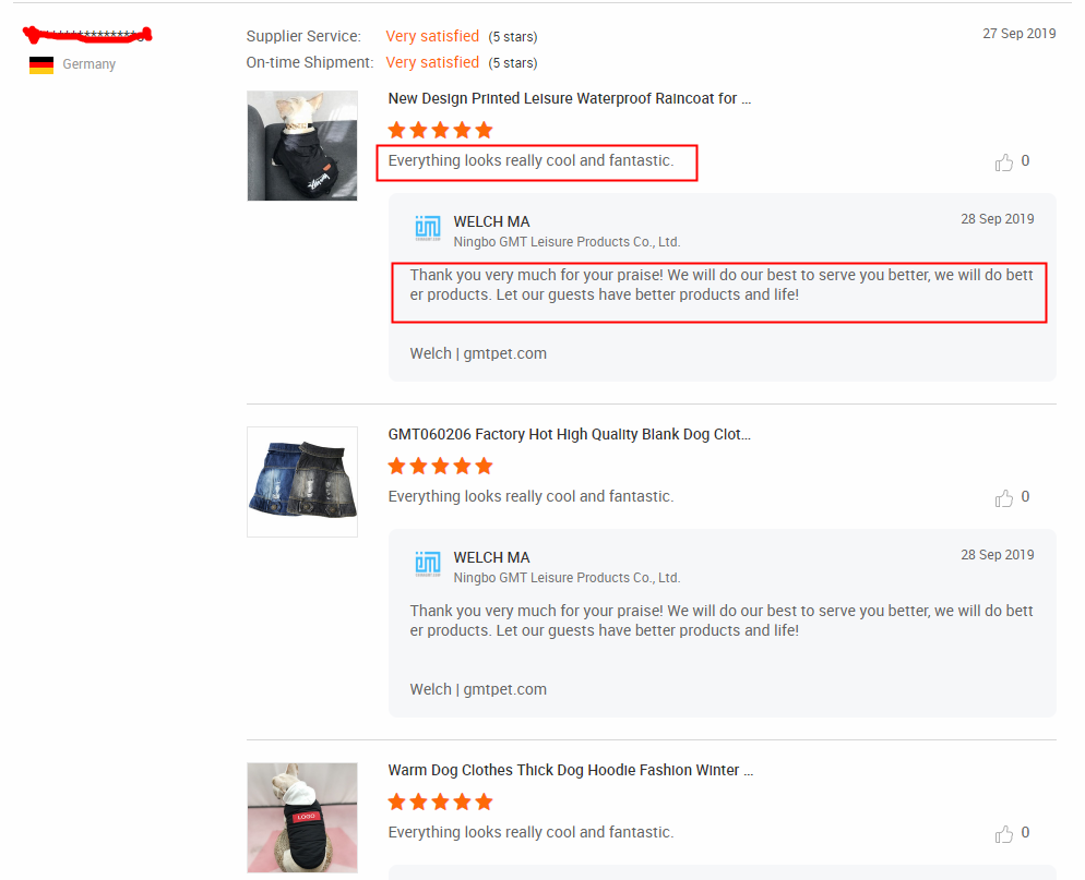 Thanksfor your praise