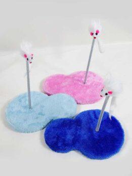 OEM Cat Educational Toys Plush Mouse Toy 105-33029 Pet Products Factory, OEM Manufacturer, Supplier, Agent www.gmtpetproducts.com OEM Cat Educational Toys Spring Plush Mouse Gourd-Shaped Amusement Plate