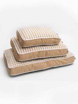 New special plaid high-grade fabric square pet nest pet square pad 106-33030