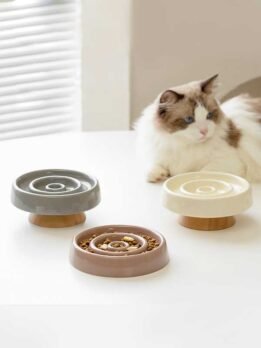 Wholesale ceramic pet slow food bowls cat bowls 123-12029 Pet Products Factory, OEM Manufacturer, Supplier, Agent www.gmtpetproducts.com Factory Wholesale ceramic pet slow food bowls cat dog food bowls