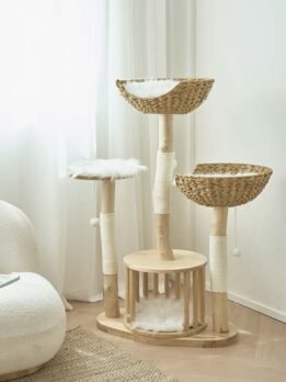 OEM natural trunk cat scratching post sisal wool cat tree 105-44014 Pet Products Factory, OEM Manufacturer, Supplier, Agent www.gmtpetproducts.com OEM natural trunk cat scratching post sisal wool cat tree 105-44014