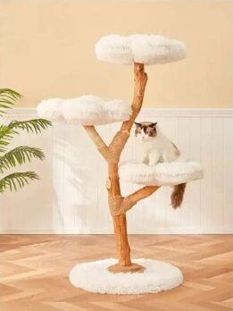 Moonlight Cat Climbing Frame, multi-level cat furniture with scratching posts