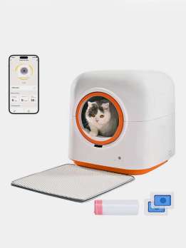 New Fashion Design Low Noise App Control Intelligent Electric Self Cleaning Smart Automatic Cat Litter Box 116-5906 Pet Products Factory, OEM Manufacturer, Supplier, Agent www.gmtpetproducts.com Smart Cat litter box, Cat Litter Box, Cat Litter Box & Accessories, Cat Litter Box And Accessories